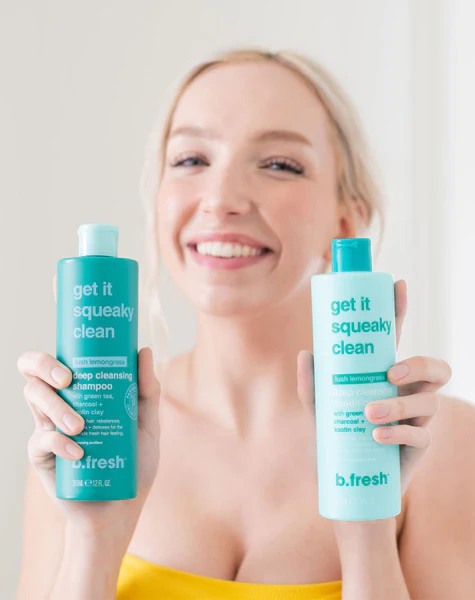 b.fresh Giliai valantis šampūnas / Get It Squeeky Clean Deep Cleansing Shampoo, 355ml- šampūnas riebiai galvos odai