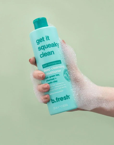 b.fresh Giliai valantis kondicionierius / Get It Squeeky Clean Deep Cleansing Conditioner, 355ml- kondicionierius riebiems plaukams