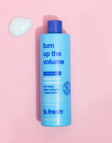 b.fresh Turn Up The Volume Volumizing Conditioner Apimties suteikiantis kondicionierius, 355ml- kondicionierius slenkantiems plaukams
