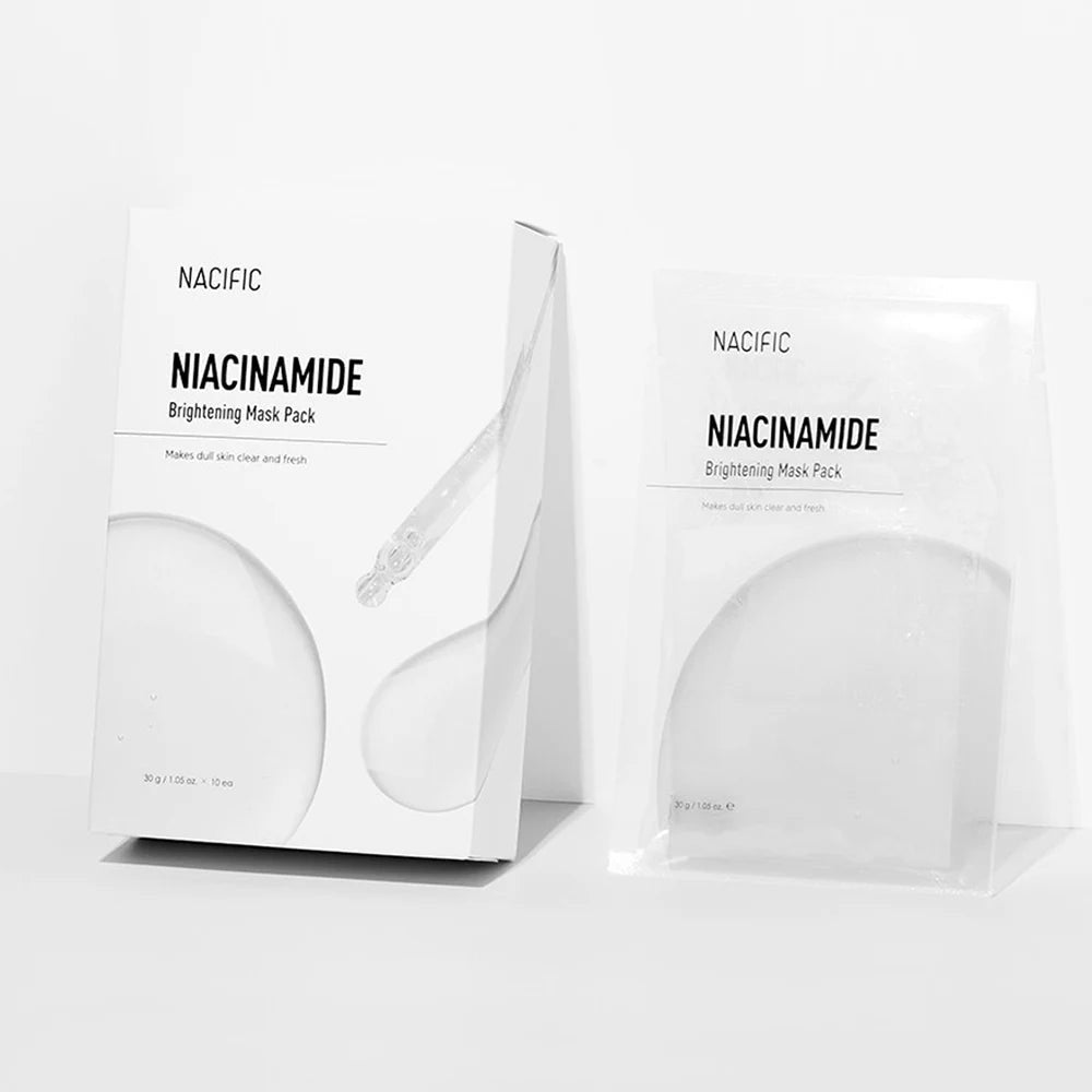 Nacific Šviesinanti lakštinė veido kaukė su niacinamidu / Niacinamide Brightening Mask, 30 g- additional