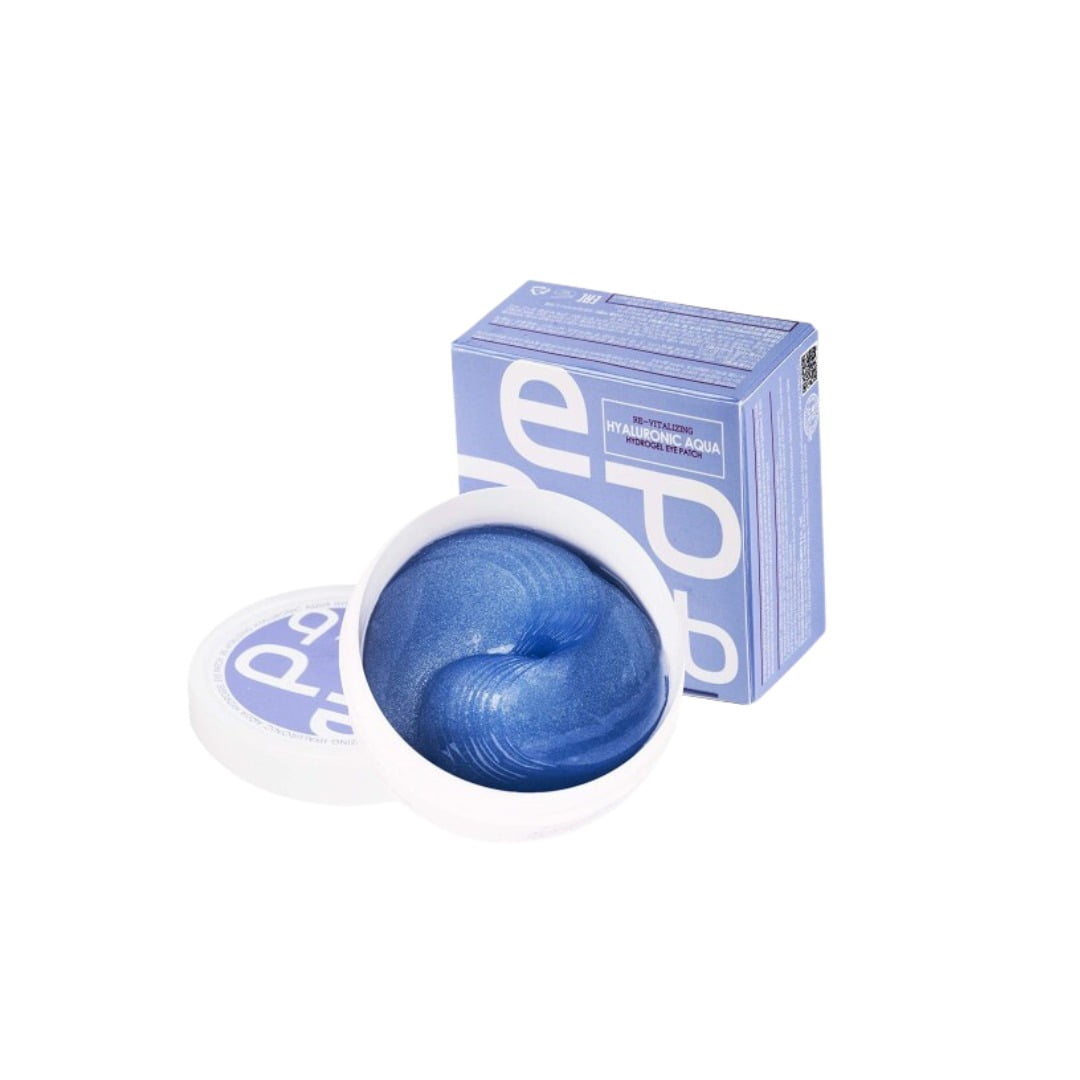 MEDB Paakių pagalvėlės su hialurono rūgštimi / RE-VITALIZING HYALURONIC AQUA HYDROGEL PATCH, 60 vnt.