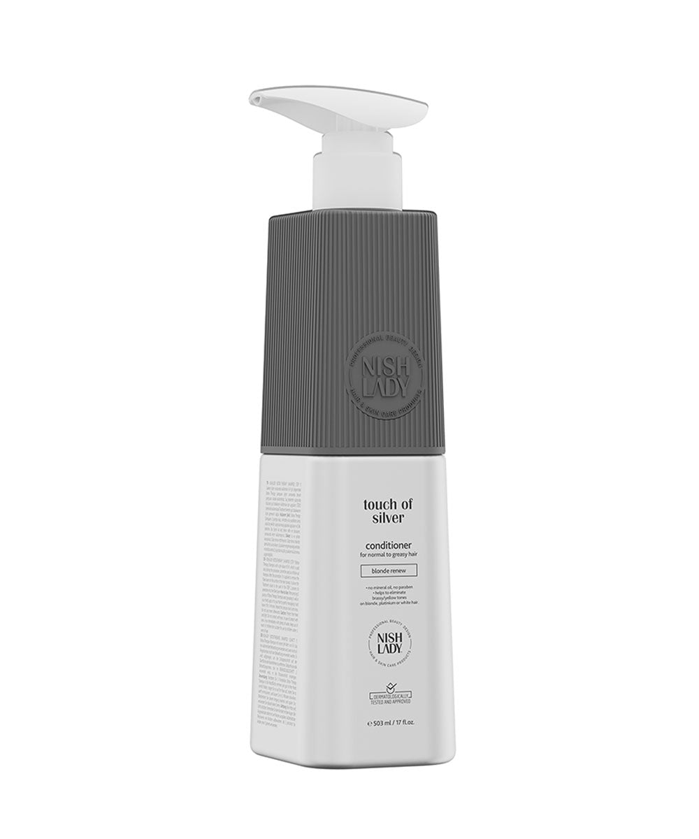 Nishlady Kondicionierius šviesiems plaukams / CONDITIONER TOUCH OF SILVER, 503 ml- kondicionierius šviesintiems plaukams