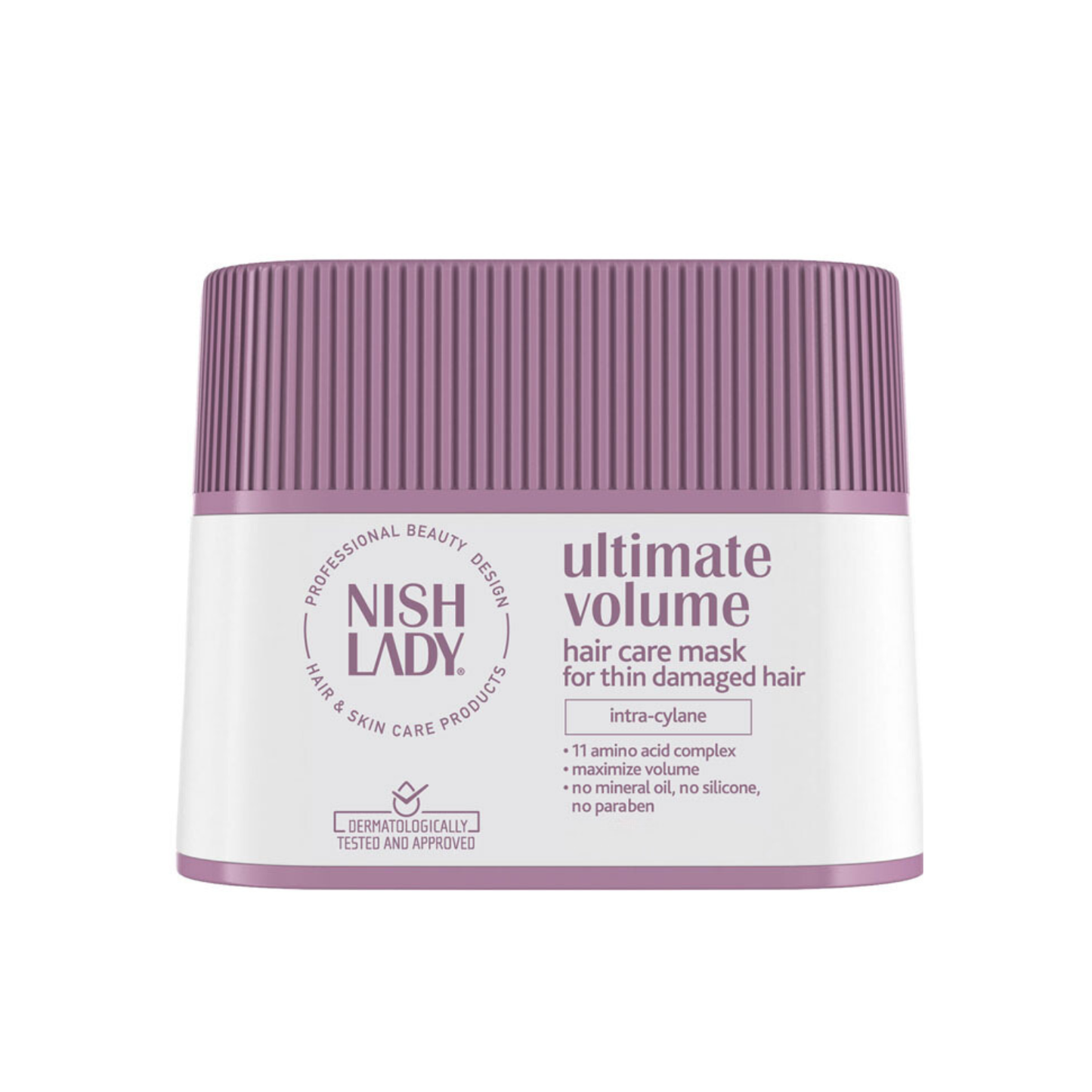 Nishlady Plaukų kaukė apimčiai didinti / Ultimate Volume Hair Mask, 275 ml- plaukų kaukė ploniems plaukams