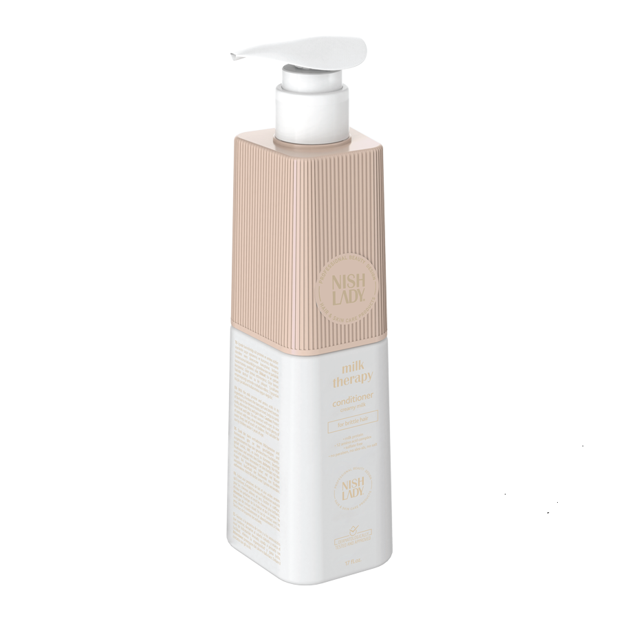 Nishlady kondicionierius sausiems plaukams / Milk Therapy Conditioner, 503 ml- šampūnas pažeistiems plaukams