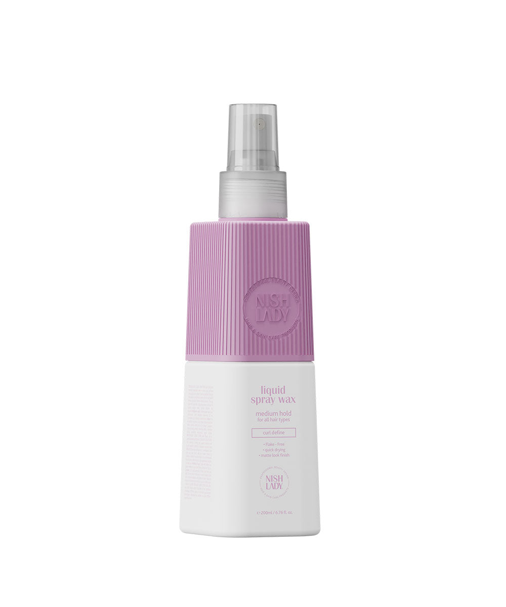 Nishlady Purškiamas plaukų vaškas / LIQUID SPRAY WAX, 200 ml- skystas plaukų vaškas moterims