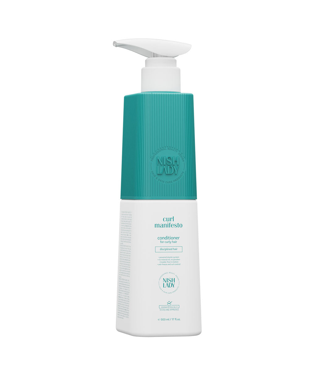 Nishlady Kondicionierius garbanotiems plaukams / CONDITIONER CURL MANIFESTO, 503 ml- kondicionierius garbanoms