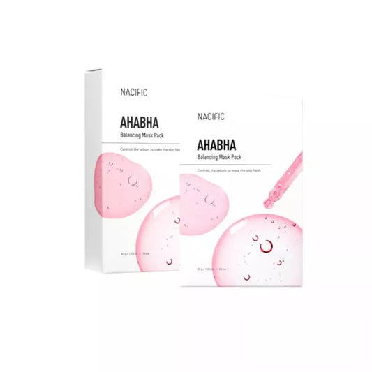 NACIFIC AHA/BHA Balancing Mask balansuojanti lakštinė veido kaukė, 30 g