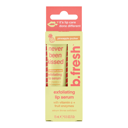 b.fresh Never Been Kissed Exfoliating Lip Serum Šveičiamasis lūpų serumas, 15ml