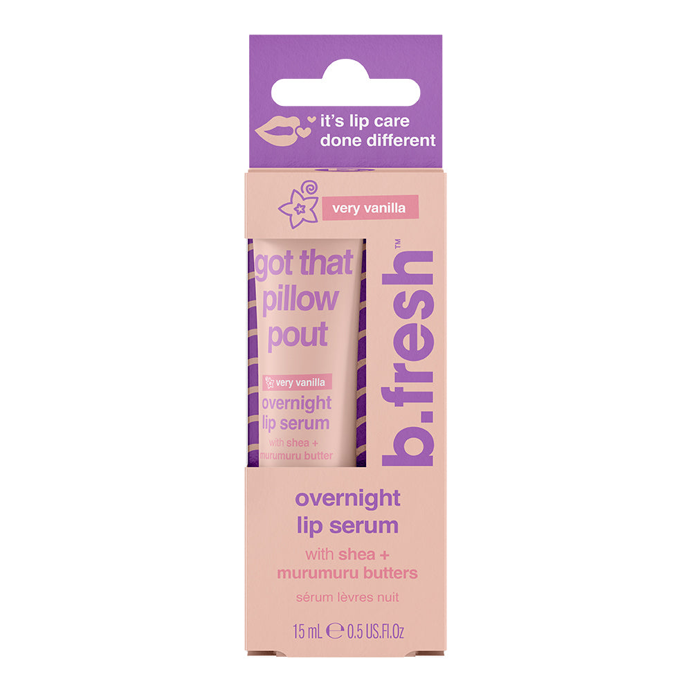 b.fresh Got That Pillow Pout Overnight Lip Serum Maitinamasis naktinis lūpų serumas, 15ml