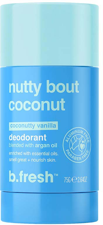 b.fresh Nutty Bout Coconut Aluminum-Free Deodorant Tepamas dezodorantas, 50g