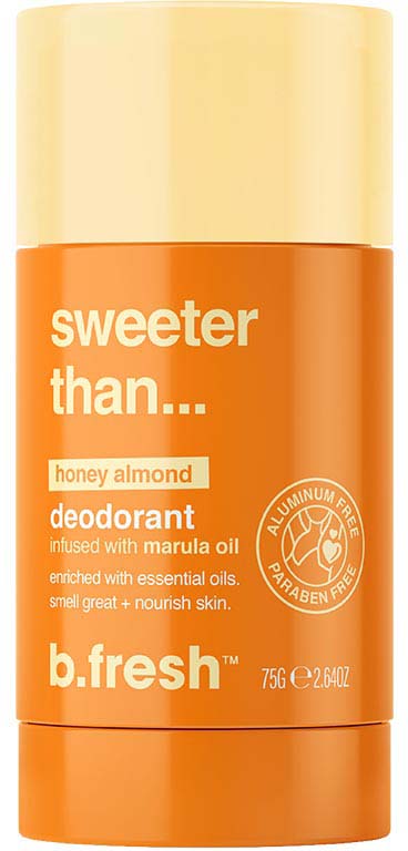 b.fresh Sweeter Than... Honey Almond Aluminium-Free Deodorant Tepamas dezodorantas, 50g