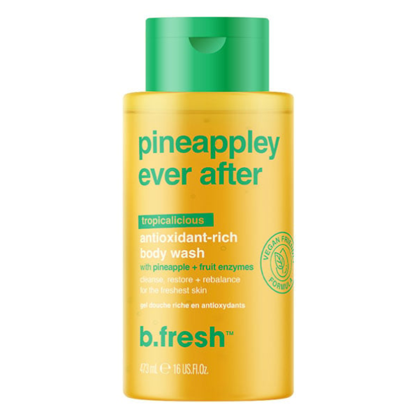 b.fresh Pineappley Ever After Antioxidant-Rich Body Wash Švelnus šveičiamasis kūno prausiklis, 473ml