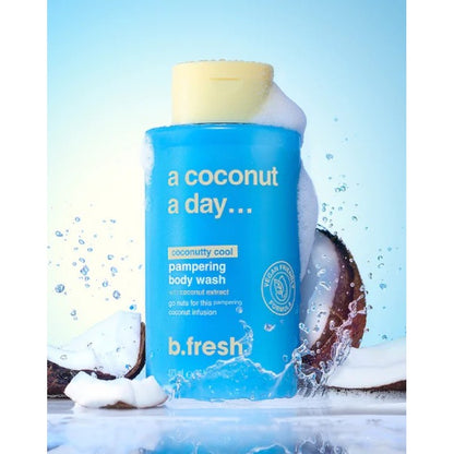 b.fresh Kokosų aromato kūno prausiklis / A Coconut A Day Pampering Body Wash, 473ml- fresh