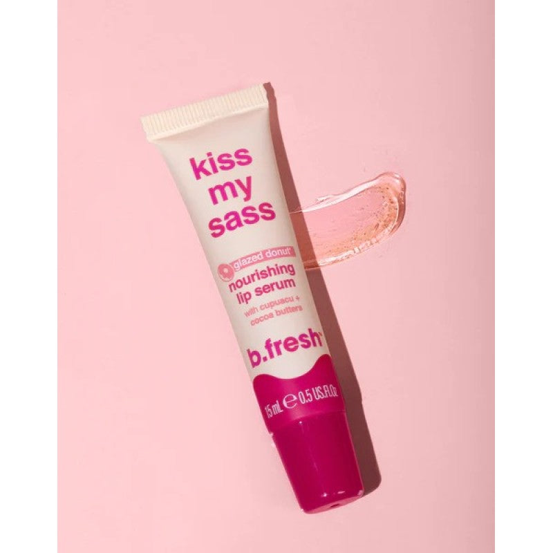b.fresh Maitinamasis lūpų serumas / Kiss My Sass Nourishing Lip Serum, 15ml- lūpų priežiūra