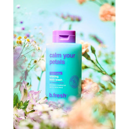 b.fresh Atpalaiduojantis kūno prausiklis / Calm Your Petals Relaxing Body Wash, 473ml- garden