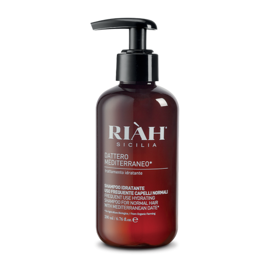 RIAH Frequent Use Shampoo With Mediterranean Date Drėkinamasis šampūnas dažnam naudojimui, 200ml