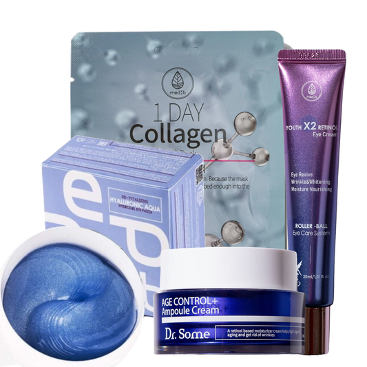 MedB Youth Renewal Set – atjauninantis ir stangrinantis rinkinys veidui bei paakiams- dovanų rinkinys eleyshop.lt