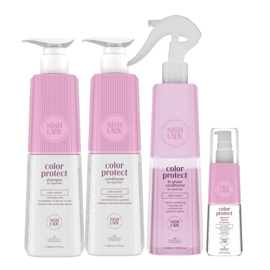 Nishlady Rinkinys dažytiems plaukams "Color Protect"- dovanų rinkinys eleyshop.lt