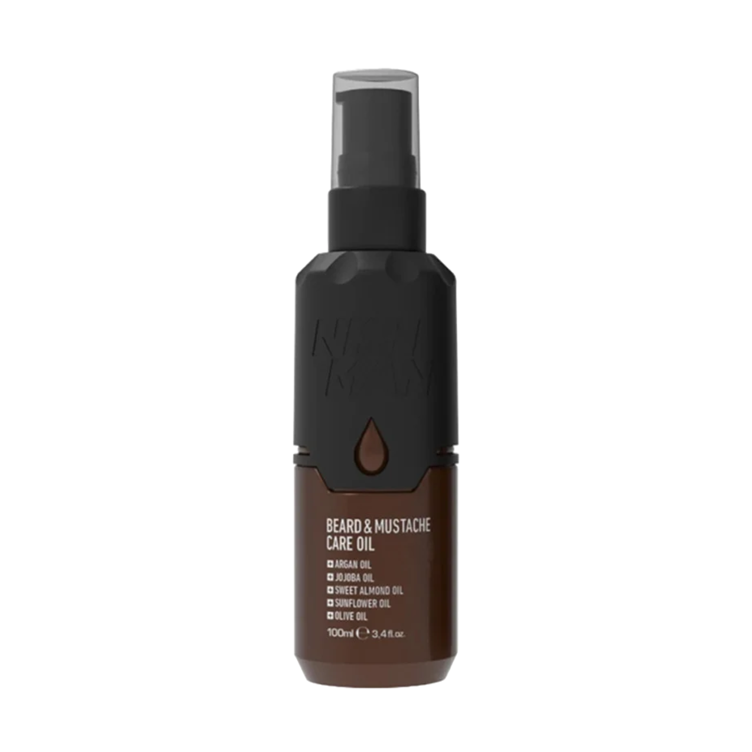 Nishman Barzdos ir ūsų priežiūros aliejus / BEARD & MUSTACHE CARE OIL, 100 ml- eleyshop.lt