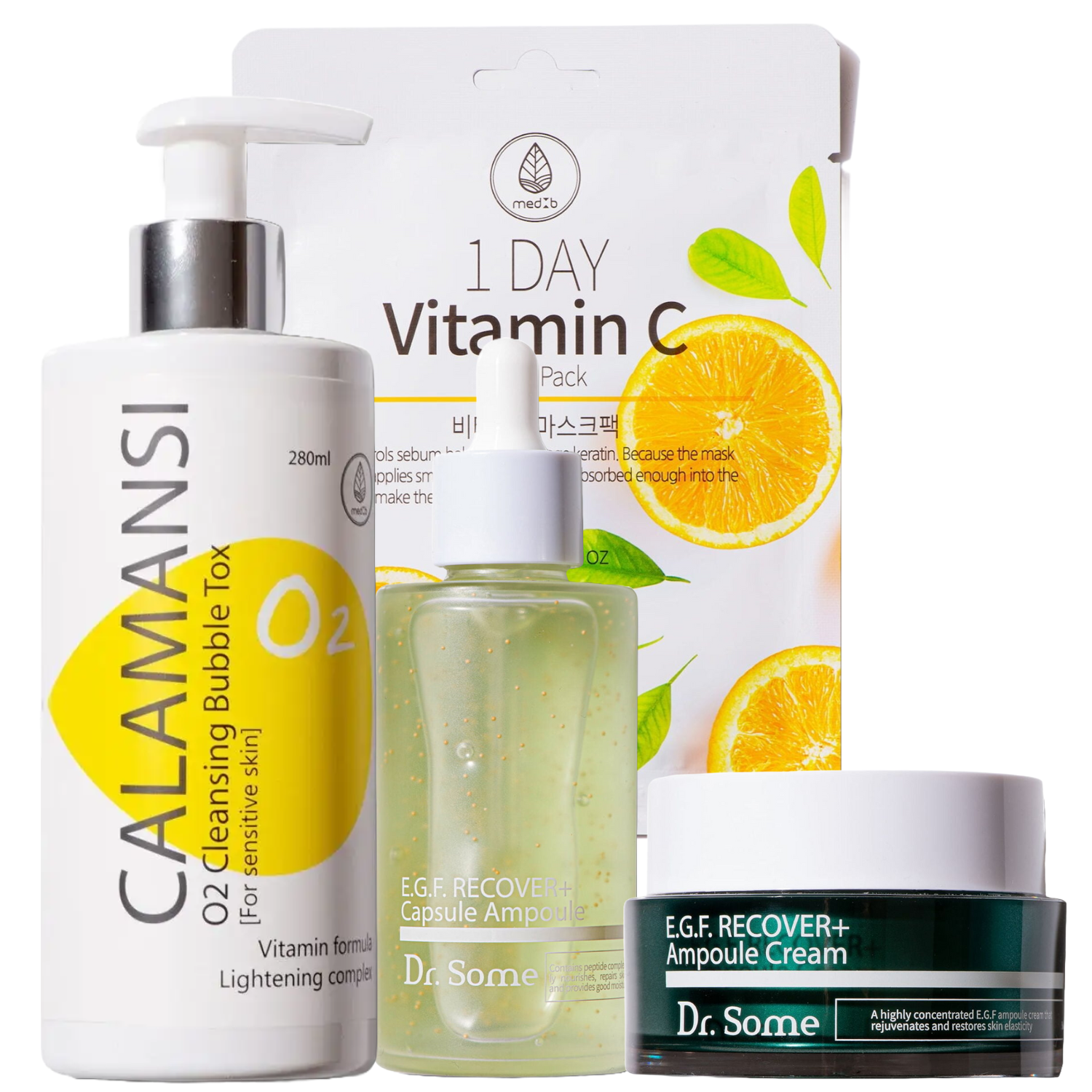 MedB Vitamin C Rejuvenation Set – regeneruojantis ir skaistinantis rinkinys veidui- dovanų rinkiniai eleyshoplt