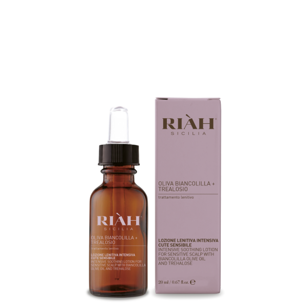 RIAH Intensive Soothing Lotion With Biancolilla Olive Oil Galvos odą raminantis serumas, 20ml