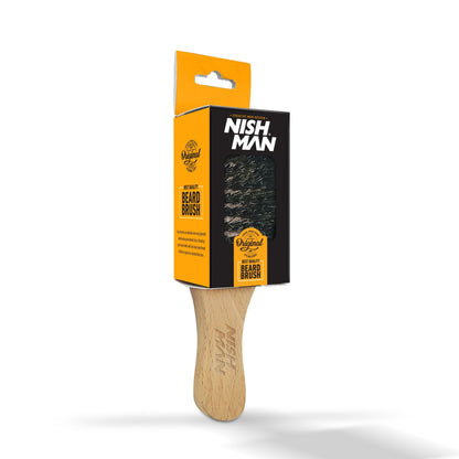Nishman Premium barzdos šepetys / PREMIUM BEARD BRUSH, 1 vnt.- eleyshop.lt