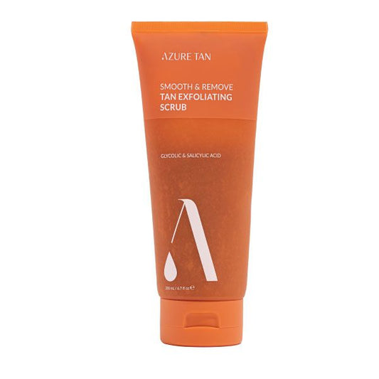 Azure Tan "Smooth and Remove Tan Exfoliating Scrub" eksfolijuojantis kūno šveitiklis