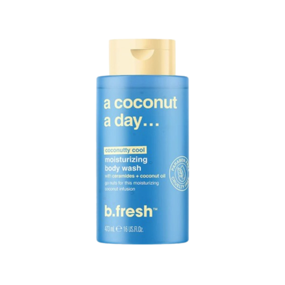 b.fresh Kokosų aromato kūno prausiklis / A Coconut A Day Pampering Body Wash, 473ml