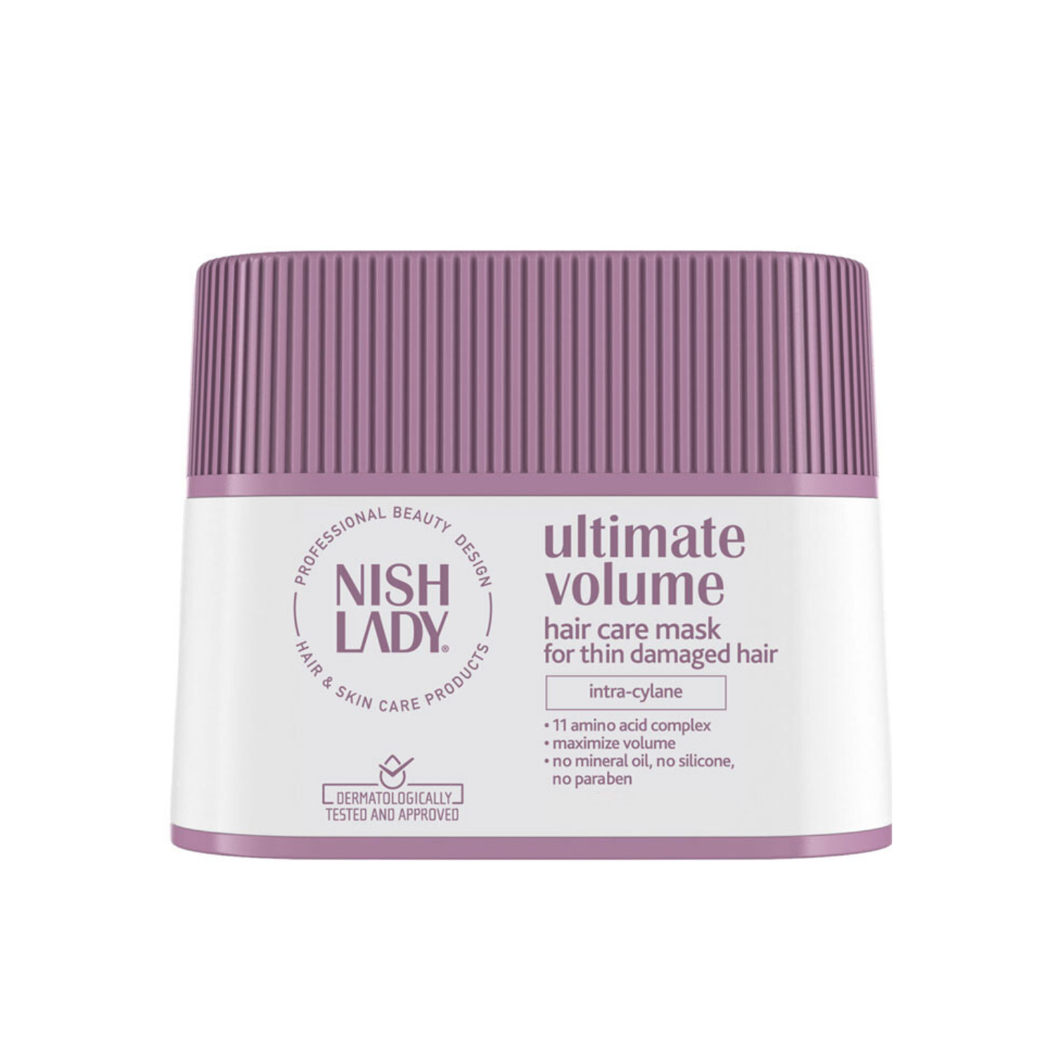Nishlady Plaukų kaukė apimčiai didinti / Ultimate Volume Hair Mask, 275 ml- plaukų kaukė ploniems plaukams