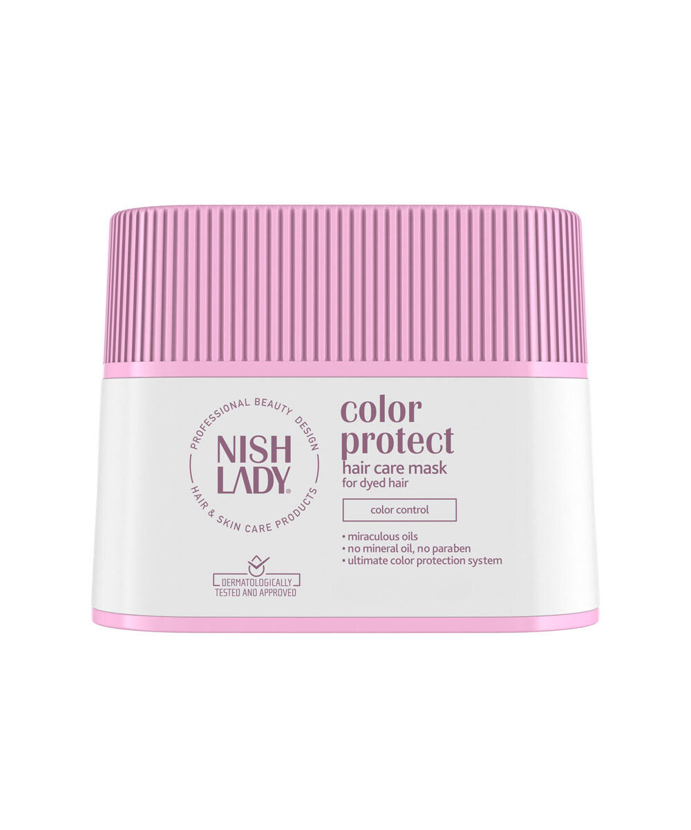 Nishlady Kaukė dažytiems plaukams / Color Protect Hair Mask, 275 ml