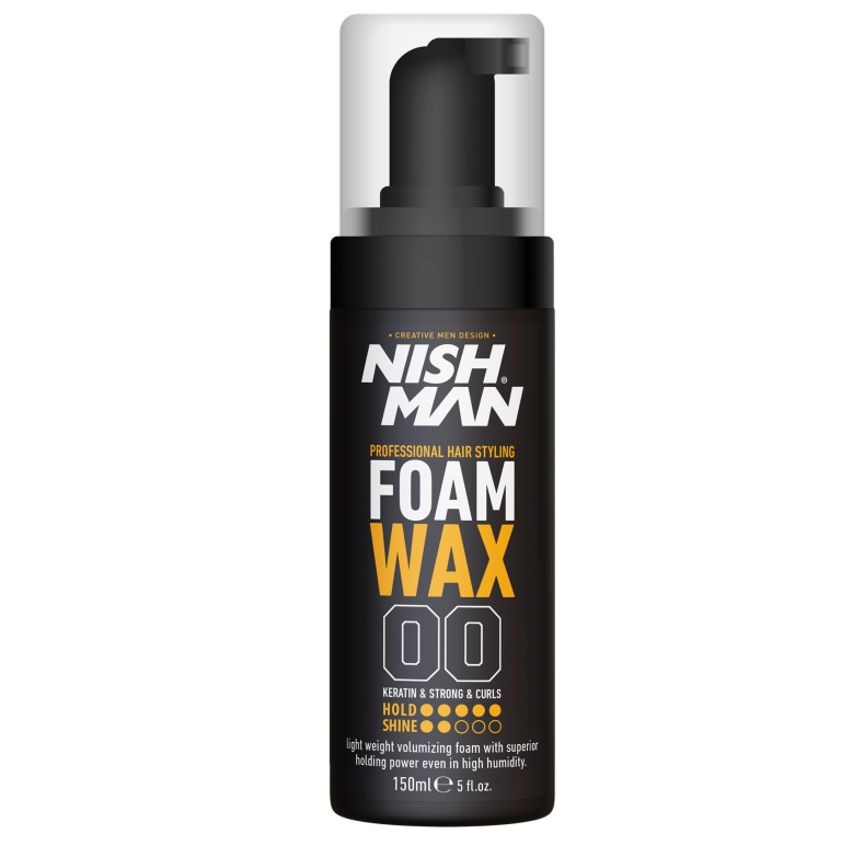 Nishman Plaukų formavimo putos vyrams / HAIR STYLING FOAM WAX, 150 ml