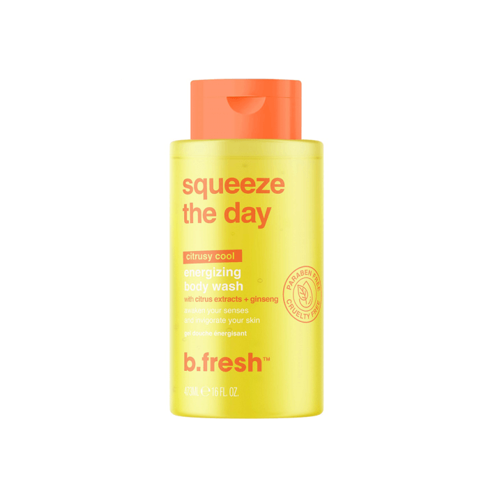 b.fresh Citrusinių vaisių aromato energizuojantis kūno prausiklis / Squeeze The Day Body Wash, 473ml