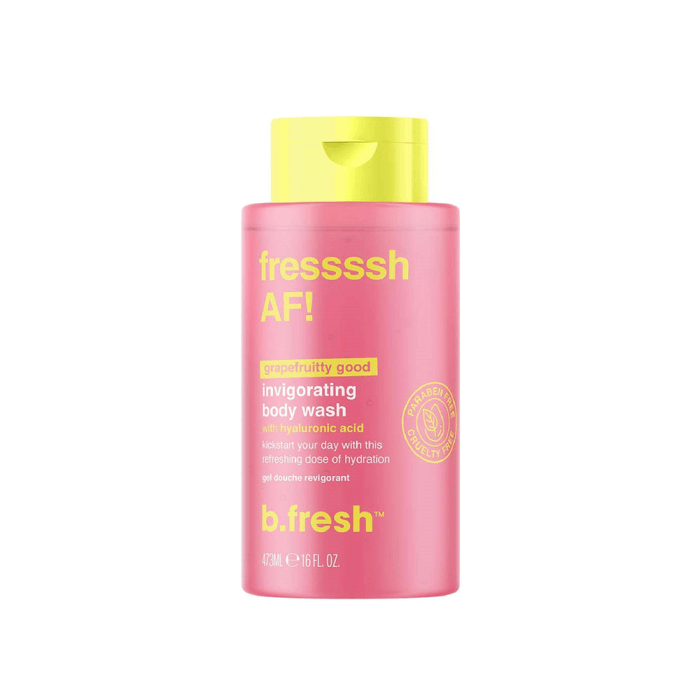 b.fresh Greipfrutų aromato drėkinamasis kūno prausiklis su hialurono rūgštimi / fressssh AF! Body Wash, 473ml