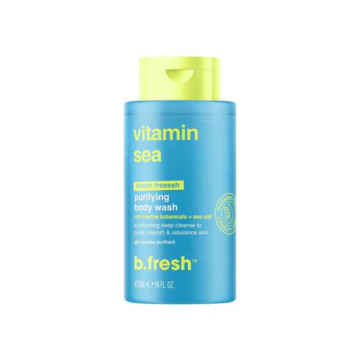 b.fresh Gaivaus aromato kūno prausiklis su jūros druska / Vitamin Sea Body Wash, 473ml