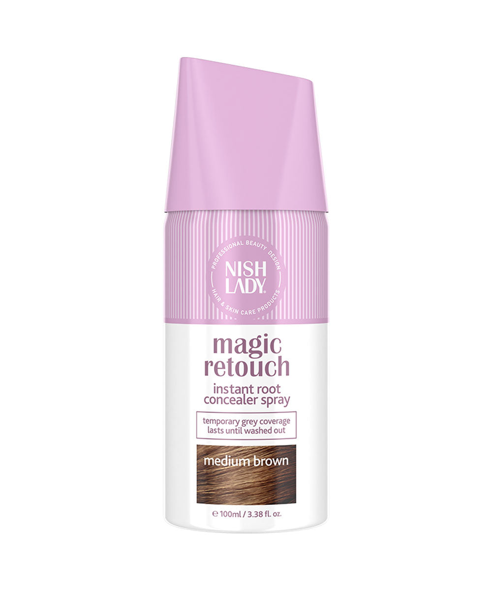 Nishlady Ataugusių plaukų šaknų purškiklis / Magic Retouch Spray, 100 ml