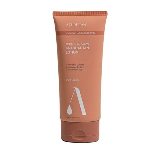 Azure Tan “Nourish and Glow” šviesus/vidutinis savaiminio įdegio losjonas